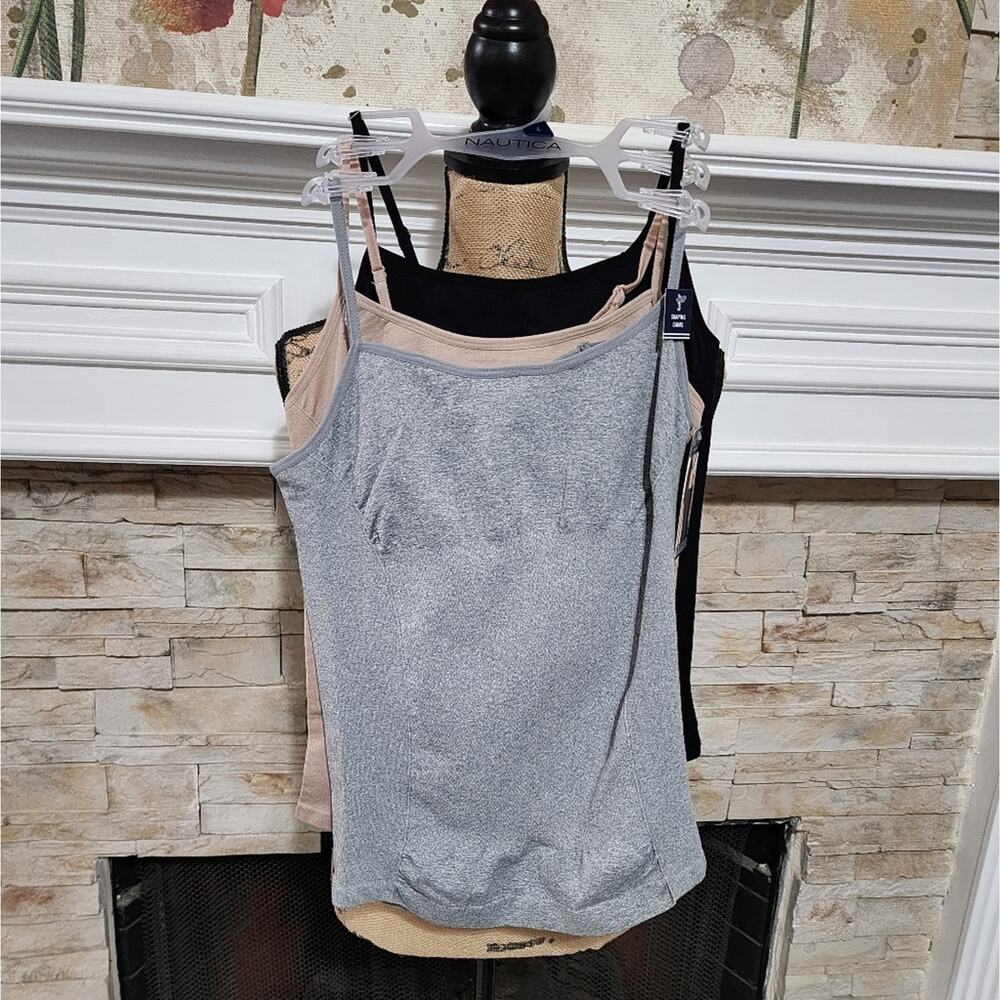 Nautica 3pk shapewear tank tops new! Size‎ large